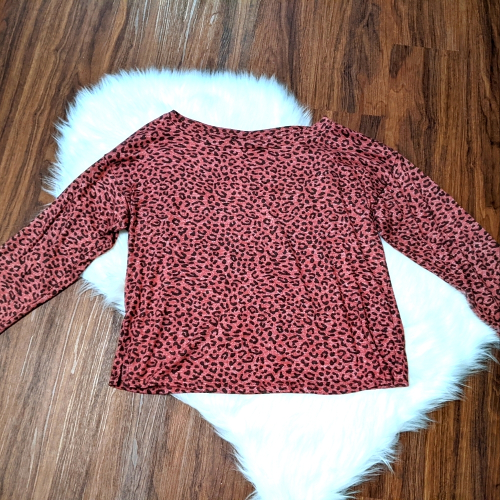 Cheetah Bobeau Midi Long Sleeve / Size XL